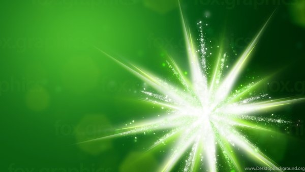 Мерцающие зеленые звезды