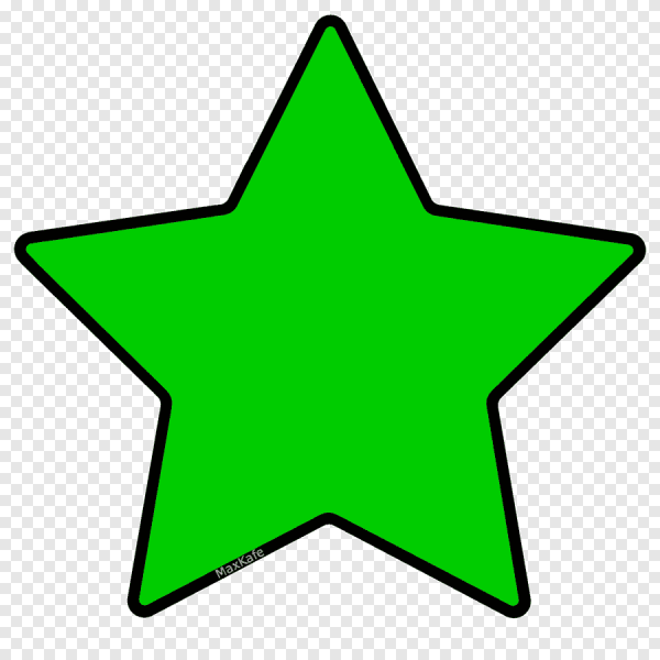Звездочки зеленого цвета