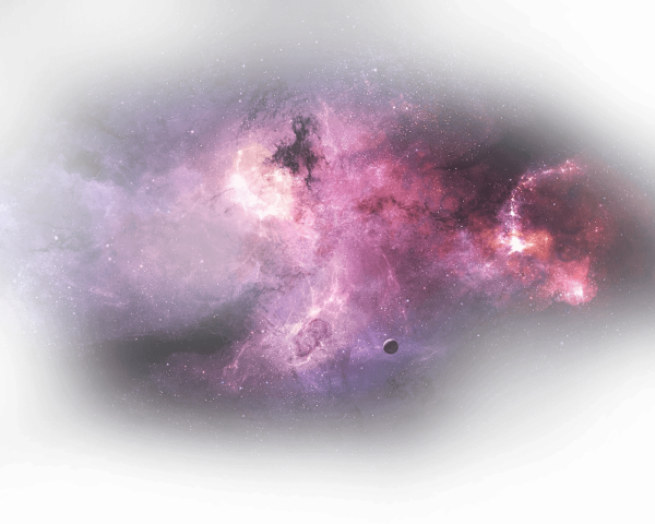 Туманности в космосе