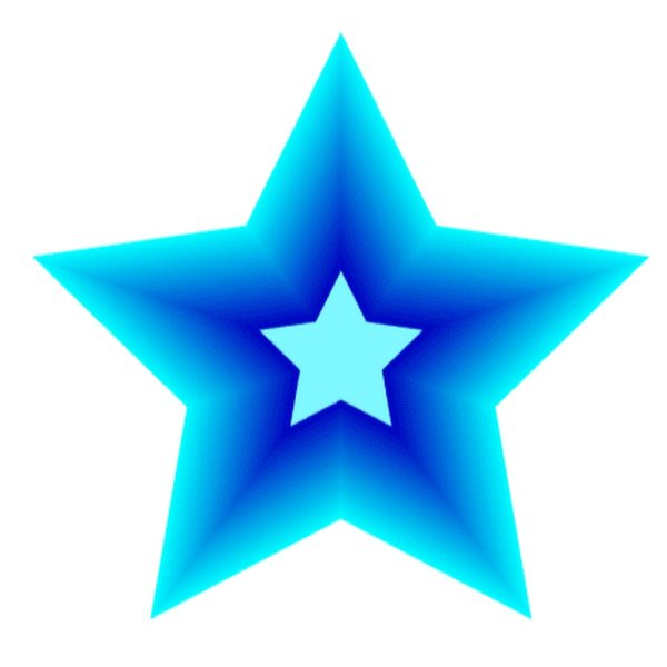 Синие звездочки