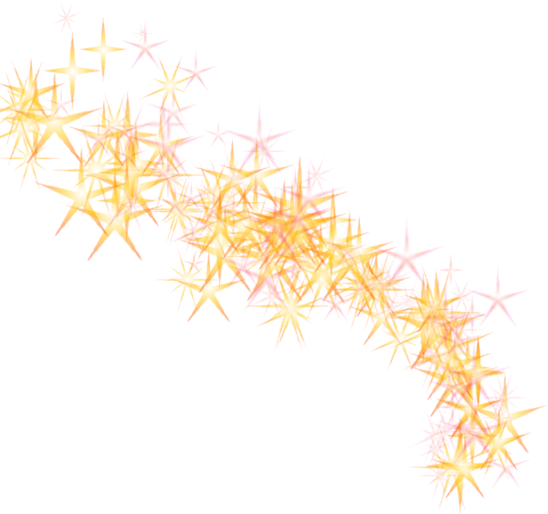 Россыпь звезд на прозрачном фоне