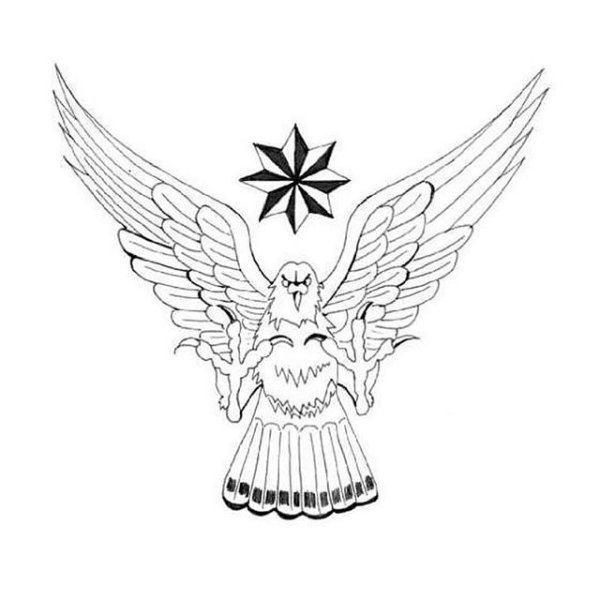 Тюремная наколка Орел