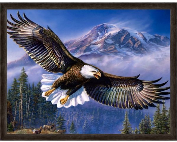 Орел в полете