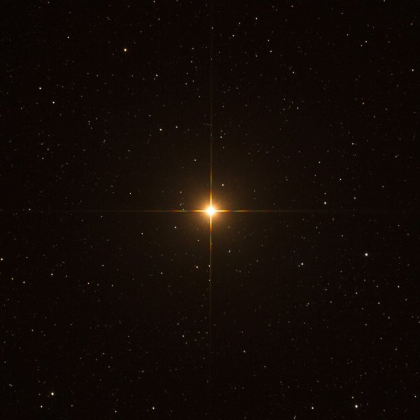 Яркая звезда Бетельгейзе