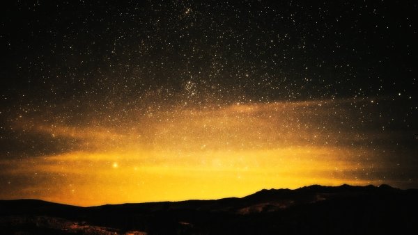 Золотое небо