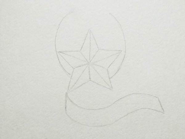 Космос рисунок карандашом