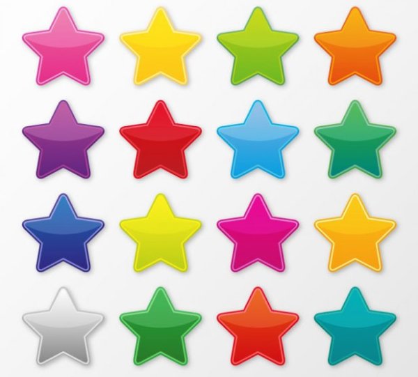 Разноцветные звезды