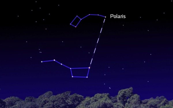 Полярная звезда Альфа малой медведицы