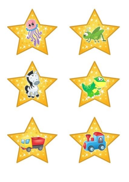 Звездочки для детей в детском саду