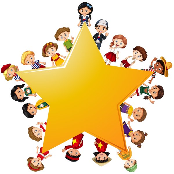 Эмблема Звездочка для детского сада