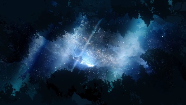 Ночное небо аниме