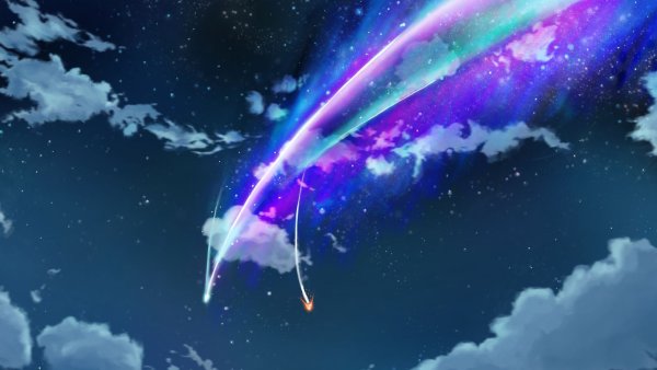 Комета из аниме твое имя