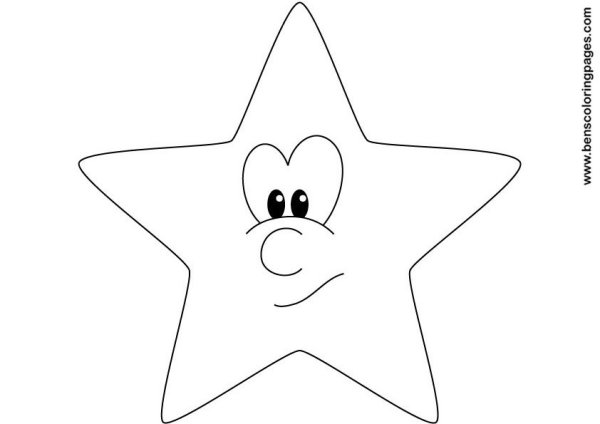 Красивые звезды трафарет