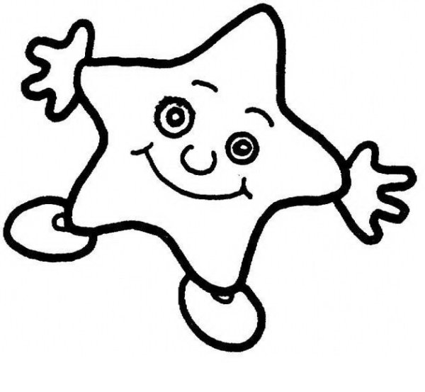 Звезда на лист а4