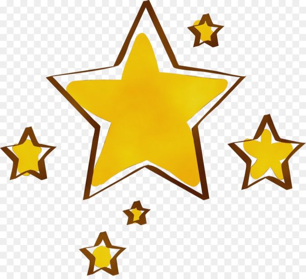 Желтые звездочки