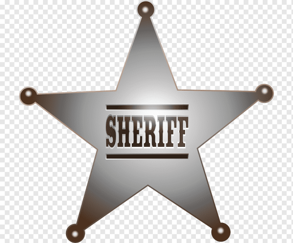 Звезда шерифа мультяшная