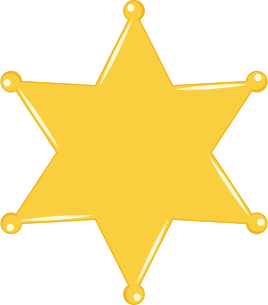 Звезда шерифа значок