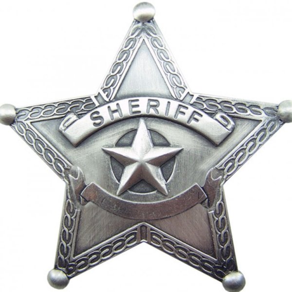 Значок шерифа полиции в Америке