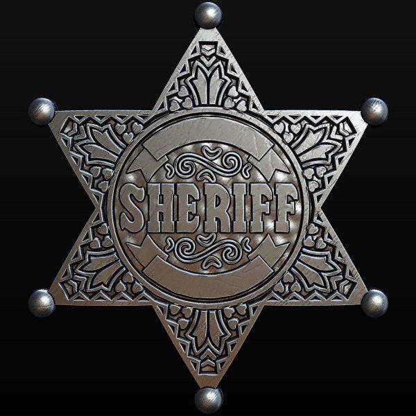 Звезда шерифа шестиконечная
