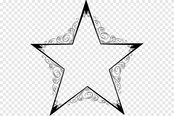 Звезда эскиз рисунка