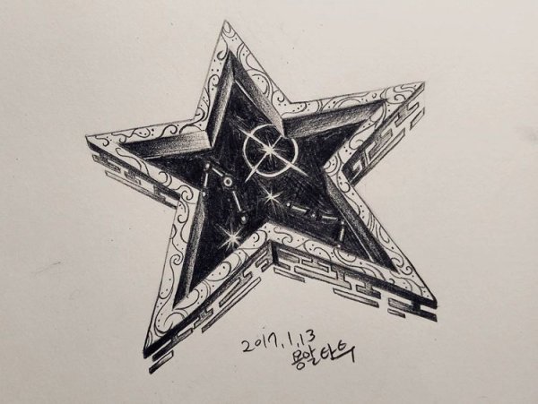 Звезда эскиз