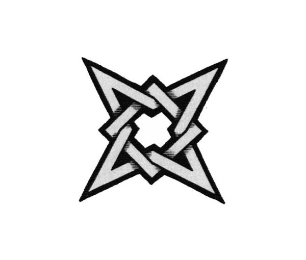Звезда набросок для тату