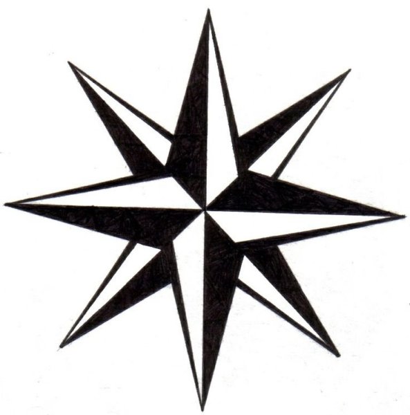 Восьмиконечная звезда воровская