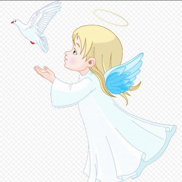 Нимб над головой ангела