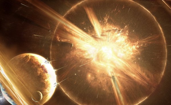 Взрыв сверхновой звезды