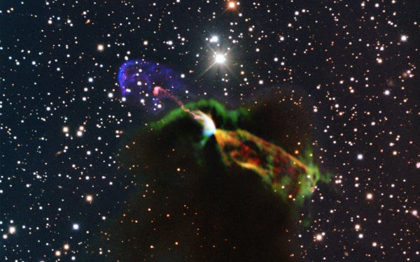 Рождение звезды в космосе