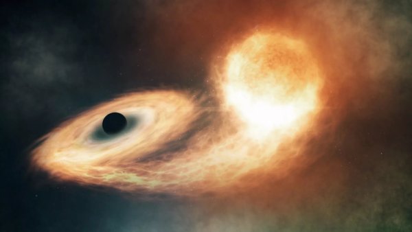 Рождение звезды в космосе