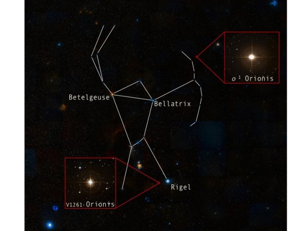 Альфа Ориона Бетельгейзе