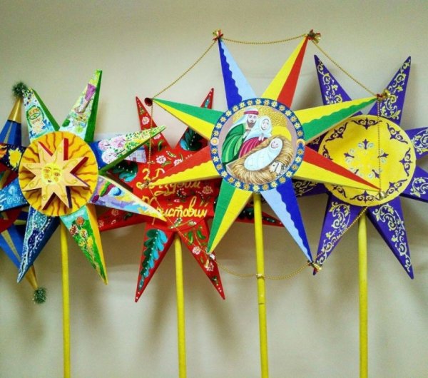 Рождественская звезда колядовщики