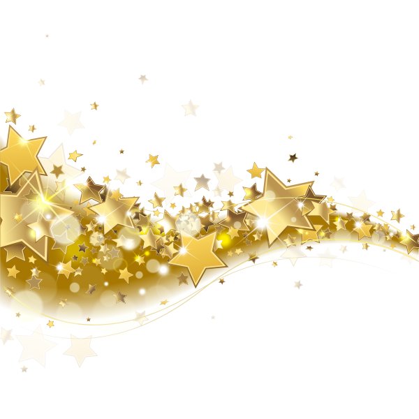 Золотые звезды россыпь