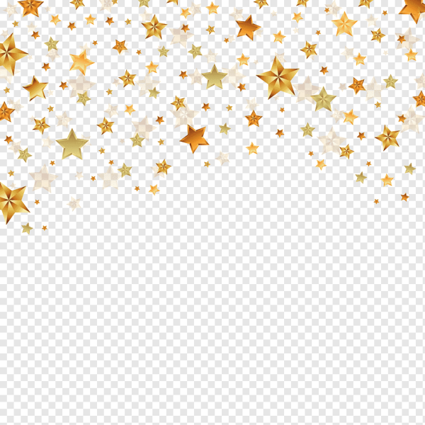 Звездочки на прозрачном фоне
