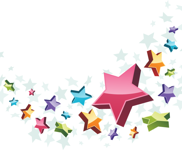 Разноцветные звездочки