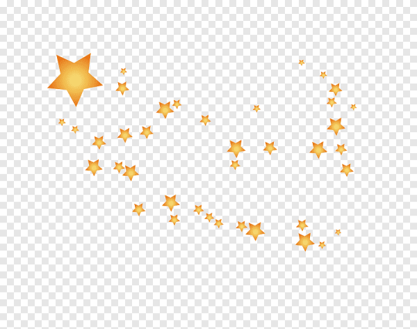 Звезды на прозрачном фоне