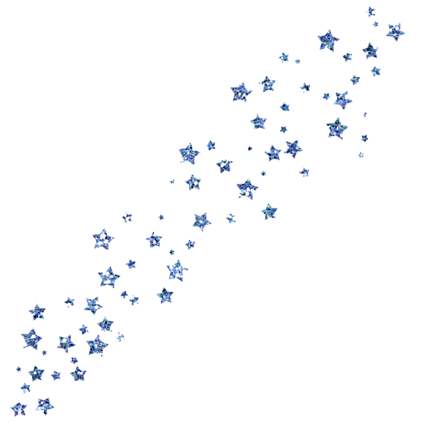 Россыпь звезд на прозрачном фоне