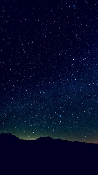 Ночное звездное небо