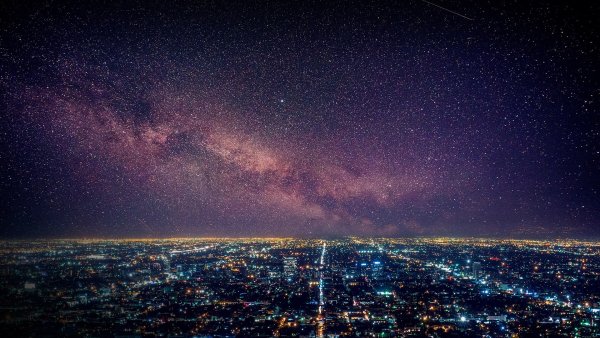 Млечный путь в Лос Анджелесе