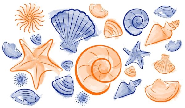 Нарисовать ракушку