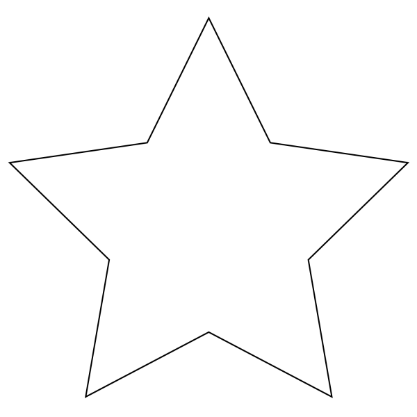 Звездочки черно белые