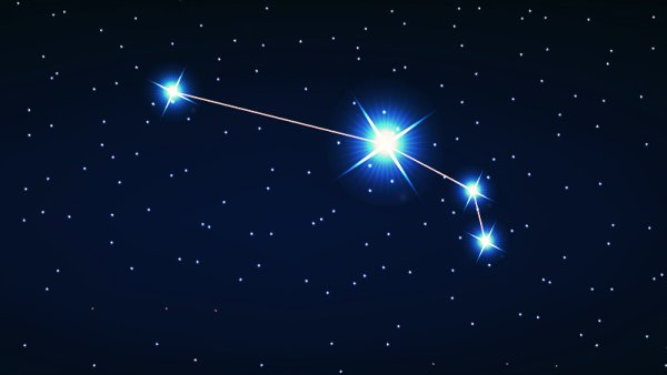 Звезда Хамаль в созвездии овна