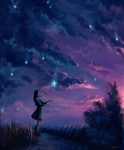 Девочка и звезды