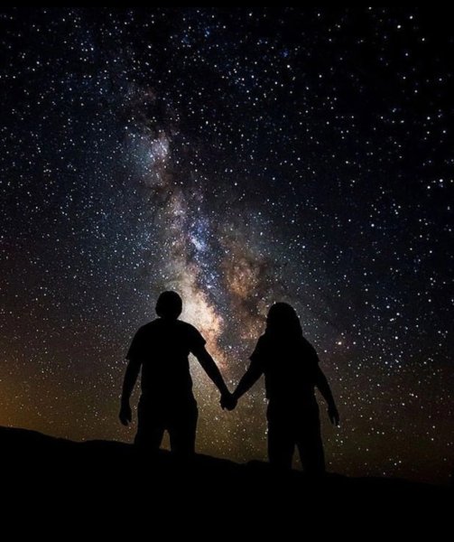 Звездное небо и пара