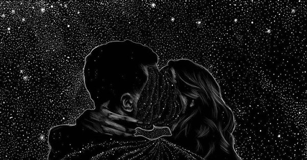 Парень и девушка космос