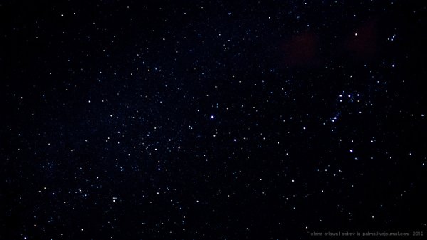 Сириус на Звездном небе созвездия