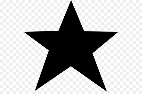 Звездочки черно белые