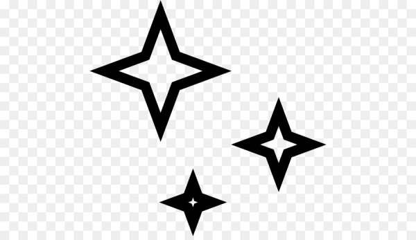 Звезды на прозрачном фоне