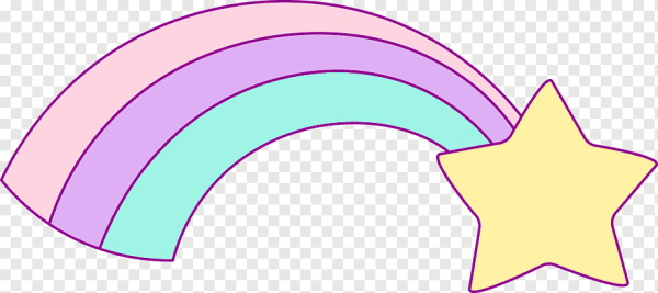 Звездочка с радугой
